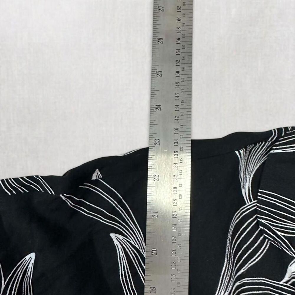 Whimsygoth Summer Style Patterned Long Sleeve Button Up Top - Picture 5 of 6